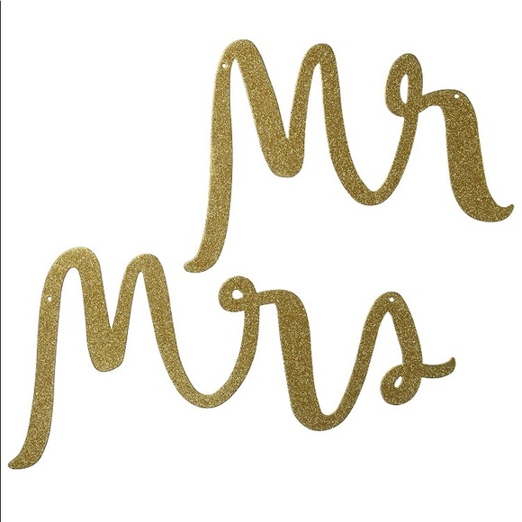 kate spade Other - ❤️🔥🔥SALE-NIB Kate Spade Mr./Mrs. Chair Signs